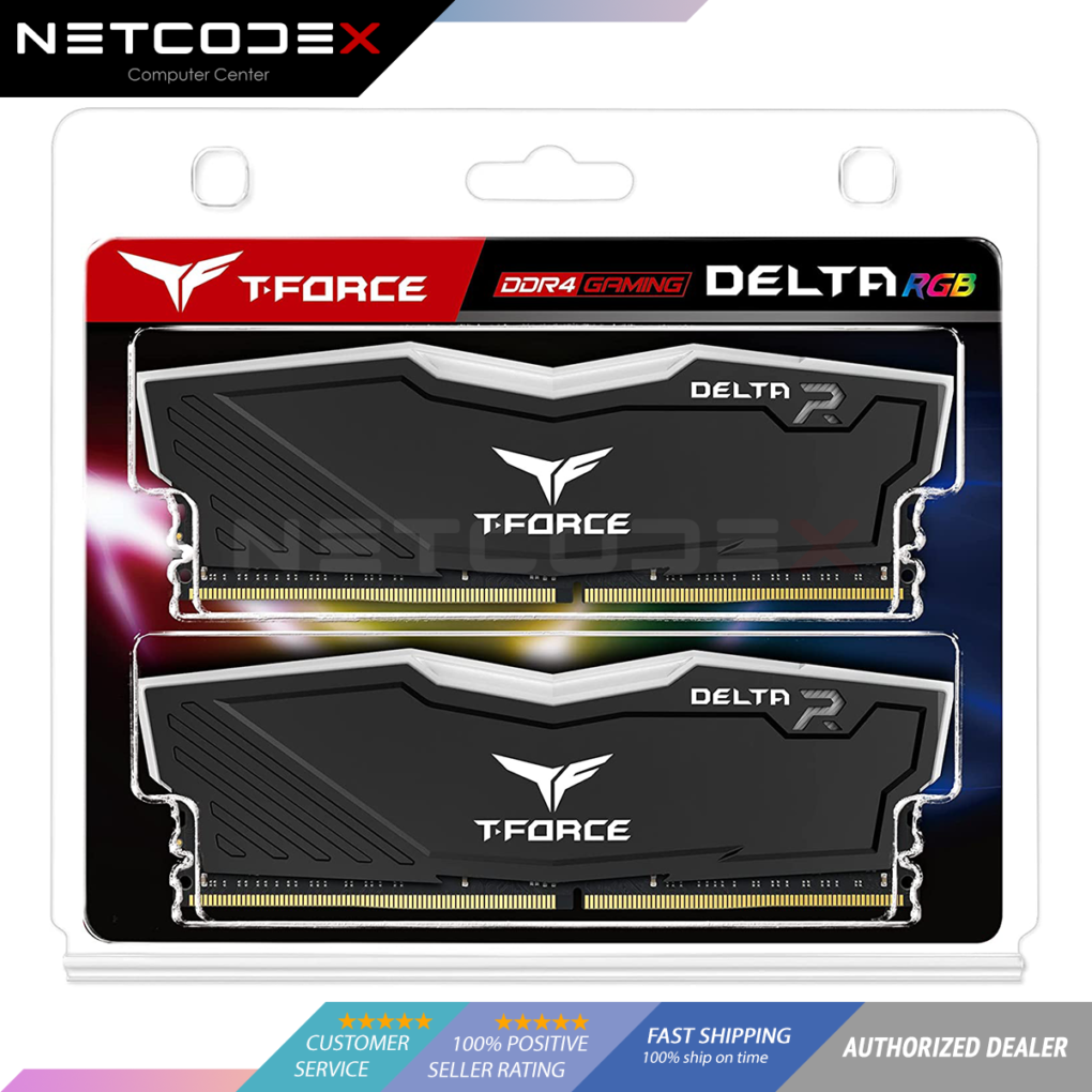TEAMGROUP T-Force Delta RGB DDR4 32GB (2x16GB) 3600MHz