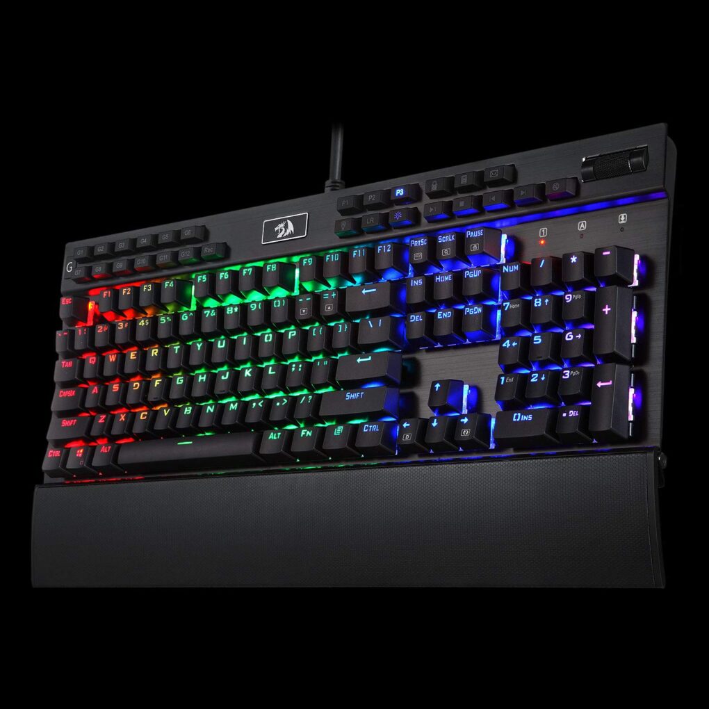 ⁦Redragon K550 Mechanical Gaming Keyboard, RGB LED Backlit with Brown Switches, Macro Recording⁩ - الصورة ⁦2⁩