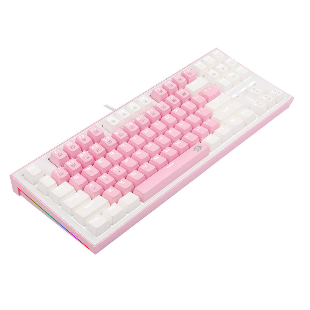 ⁦Redragon BES K611 TKL Pink Mechanical Keyboard⁩ - الصورة ⁦2⁩