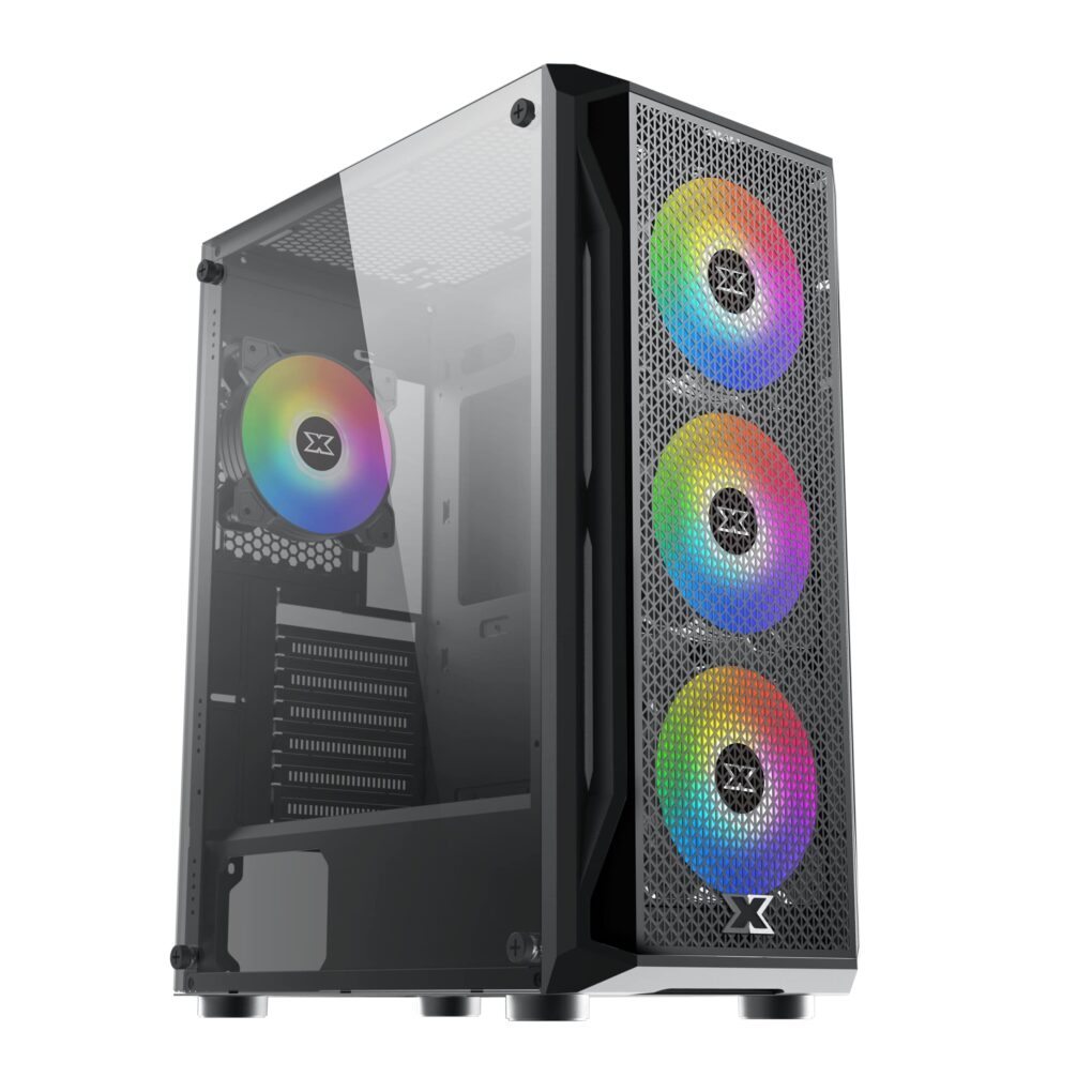 Xigmatek Master X Gaming MID Tower Case 4 Fans RGB