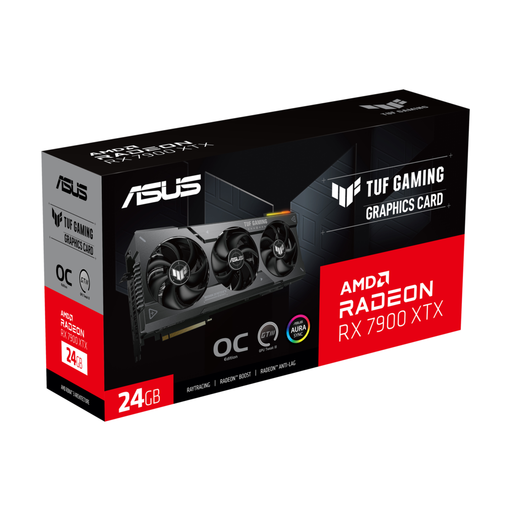 ⁦ASUS TUF Gaming Radeon™ RX 7900 XTX OC Edition 24GB GDDR6 Graphics Card⁩ - الصورة ⁦2⁩