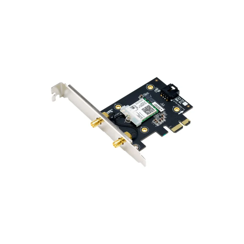 ⁦ASUS PCE-AX3000 Adapter Dual Band PCI-E WiFi 6 & Bluetooth 5.0⁩ - الصورة ⁦2⁩