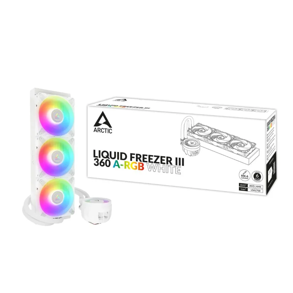 Arctic Liquid Freezer III 360 A-RGB - White - Black