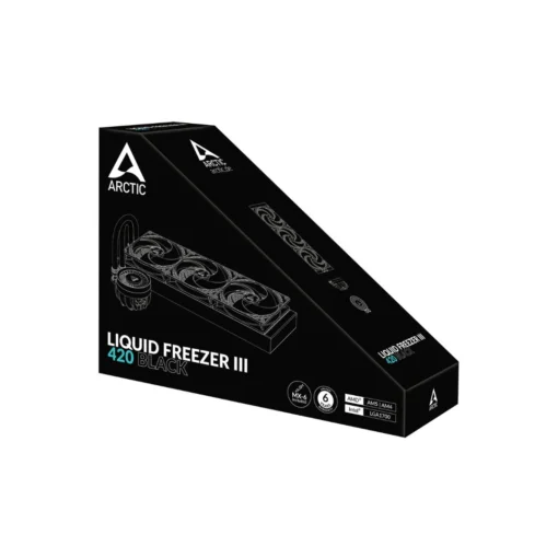 ⁦Arctic Liquid Freezer III 420 - Black⁩ - الصورة ⁦3⁩