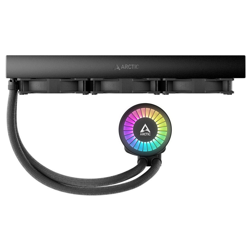⁦Arctic Liquid Freezer III 360 A-RGB - White - Black⁩ - الصورة ⁦5⁩