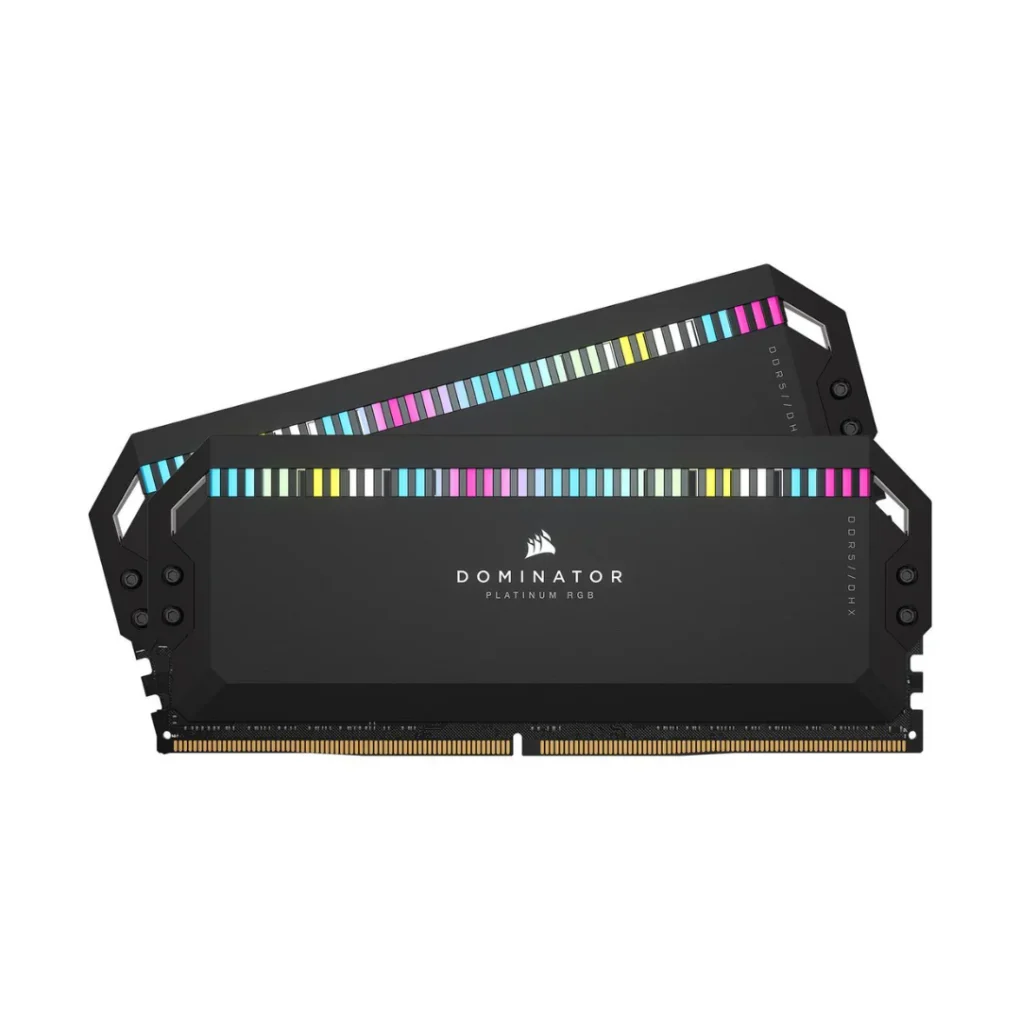 ⁦CORSAIR Dominator Platinum RGB 32GB (2x16GB) DDR5 6000MHz CL36⁩ - الصورة ⁦2⁩