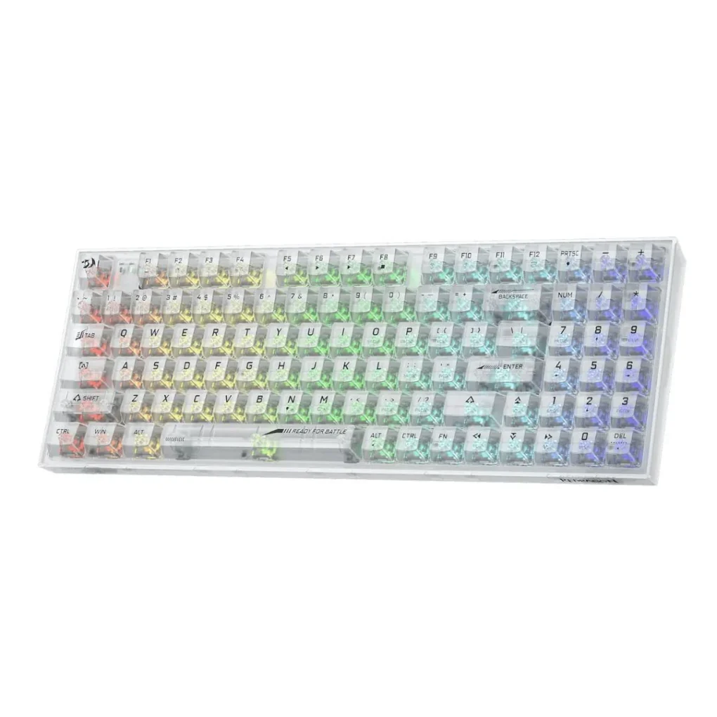 Redragon Redragon IRELIA K658CT PRO RGB 90%, USB-C wired, BT , 2.4 GHz wireless Translucent Crystal Switch - Image 2