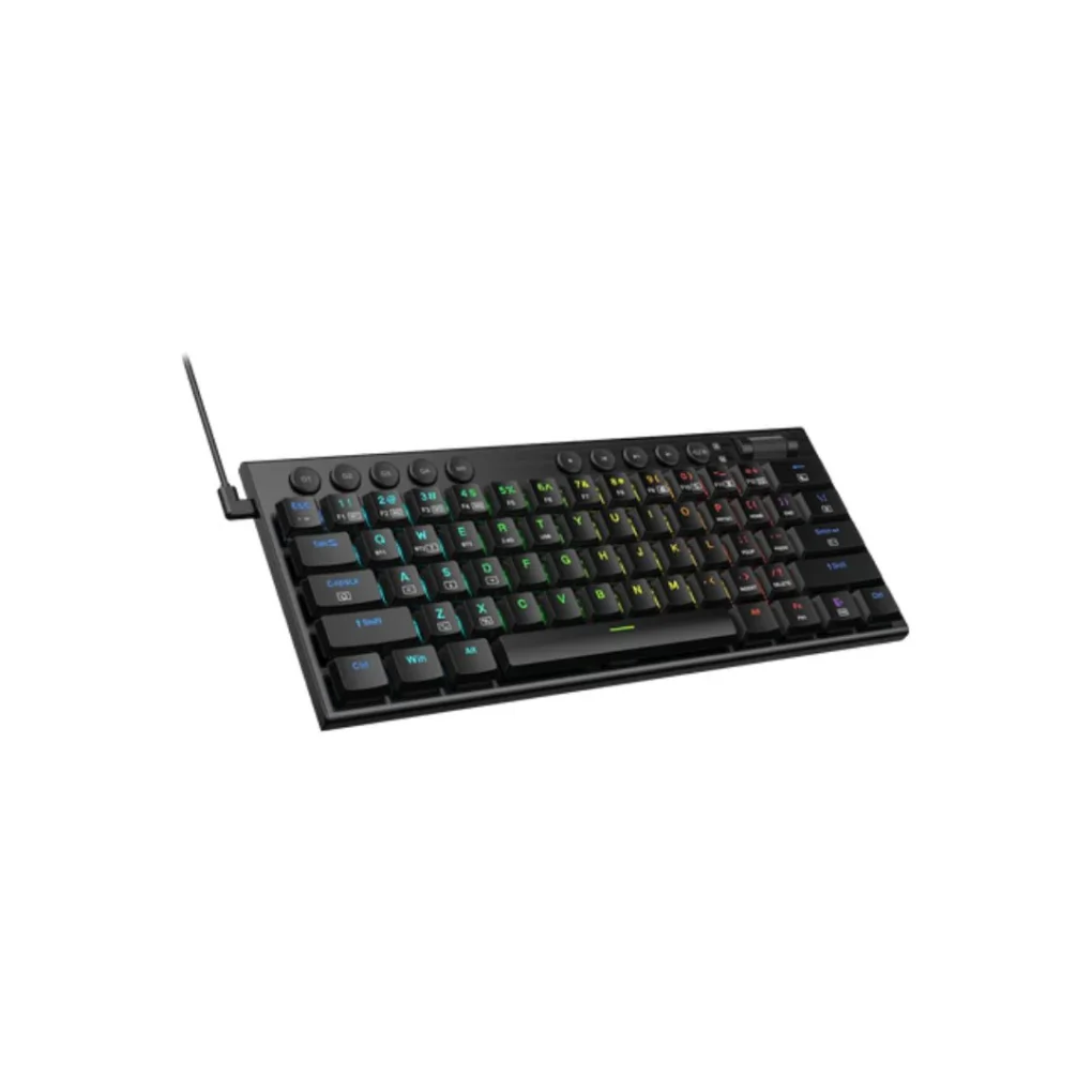 Redragon Redragon K632 PRO Noctis 60%, USB-C wired, BT , 2.4 GHz Red Switch - Image 2