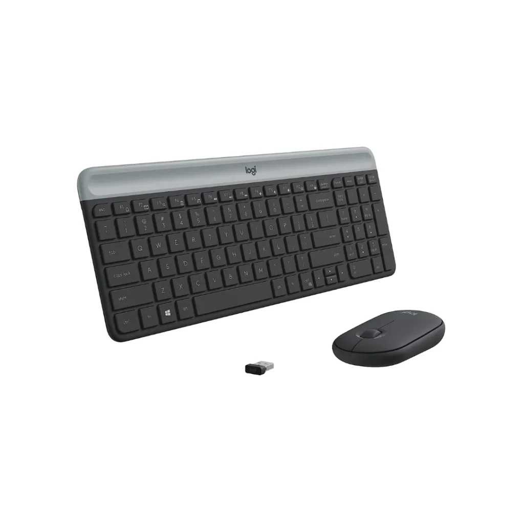 ⁦Logitech MK470 Slim Wireless Keyboard and Mouse Combo⁩ - الصورة ⁦2⁩