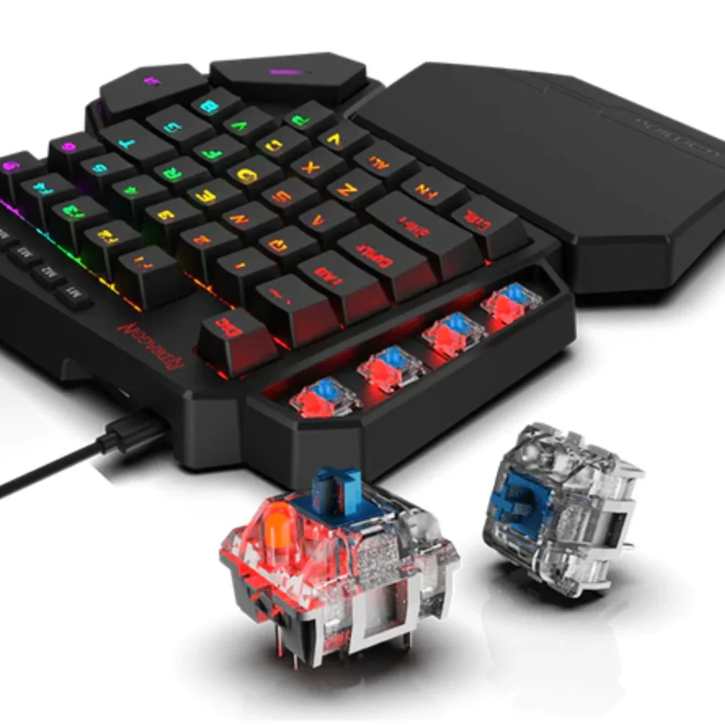 ⁦redragon K585 DITI One-Handed RGB Mechanical Gaming Keyboard⁩ - الصورة ⁦3⁩