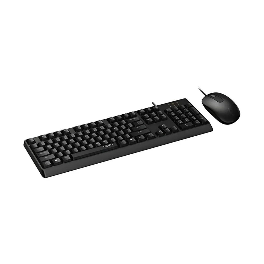 Rapoo X130 PRO Wired Optical Combo Kit Keyboard & Mouse - Image 3