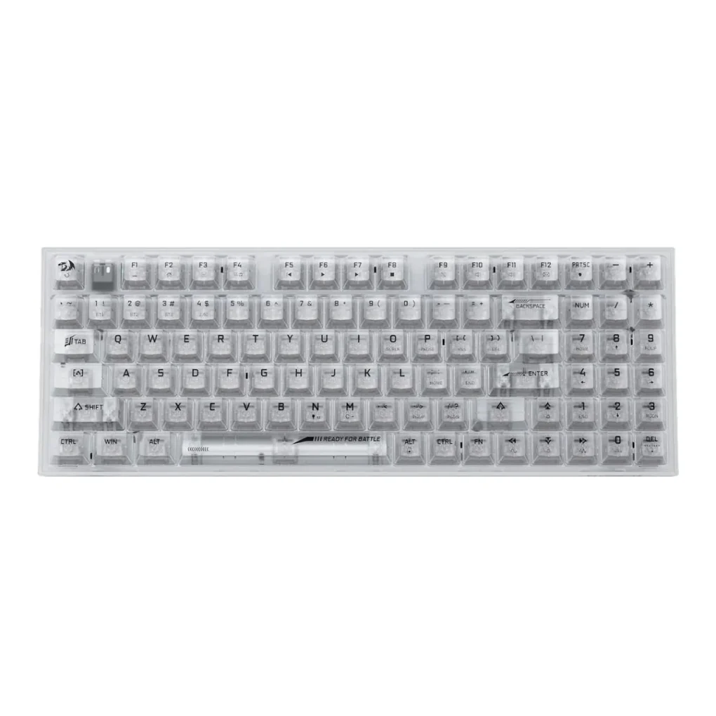 Redragon Redragon IRELIA K658CT PRO RGB 90%, USB-C wired, BT , 2.4 GHz wireless Translucent Crystal Switch - Image 4