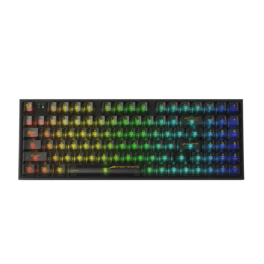 -11% Redragon Redragon IRELIA K658CTB PRO RGB 90%, USB-C wired, BT , 2.4 GHz wireless Translucent Crystal Switch