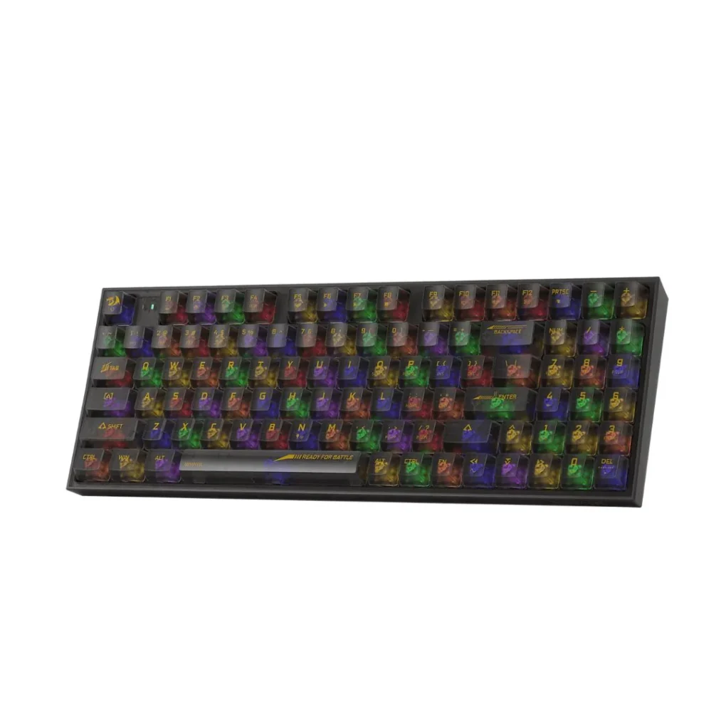 -11% Redragon Redragon IRELIA K658CTB PRO RGB 90%, USB-C wired, BT , 2.4 GHz wireless Translucent Crystal Switch - Image 3