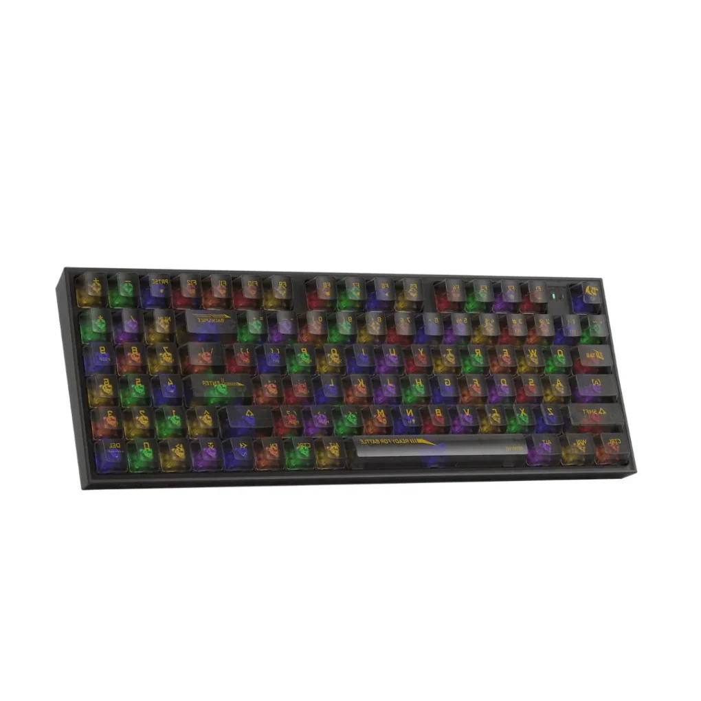 -11% Redragon Redragon IRELIA K658CTB PRO RGB 90%, USB-C wired, BT , 2.4 GHz wireless Translucent Crystal Switch - Image 2