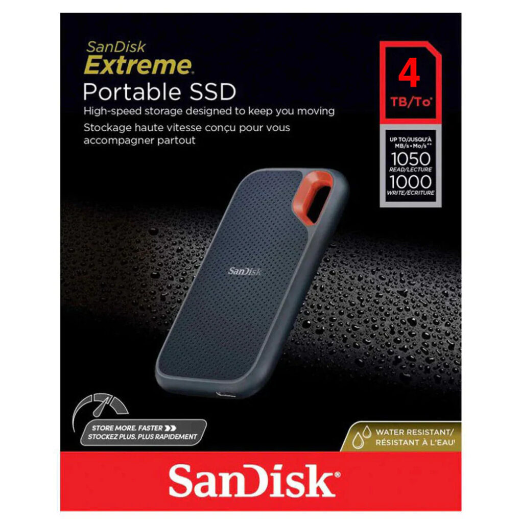 SanDisk 4TB Extreme Portable SSD