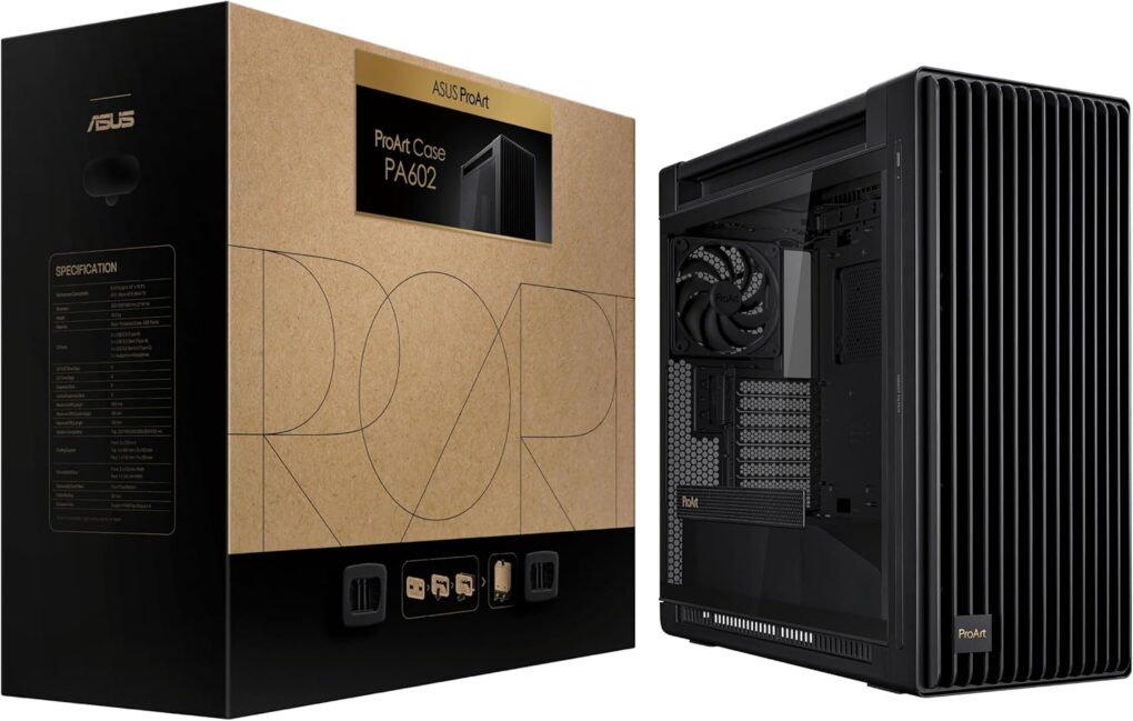 ⁦ASUS ProArt PA602 E-ATX Computer Case 420mm Radiator Support⁩ - الصورة ⁦6⁩