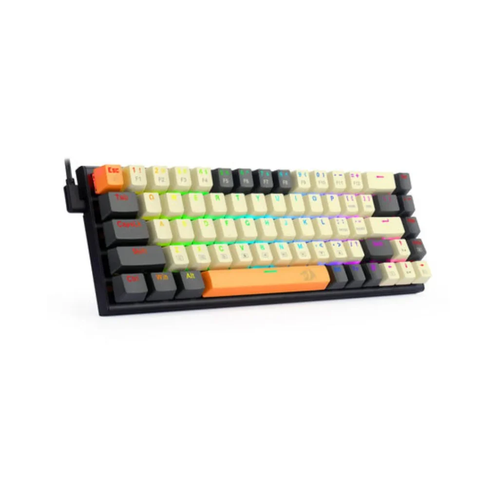 Redragon K633CGO-RGB Ryze 60% Wired RGB Gaming Keyboard, Red Switch - Image 2