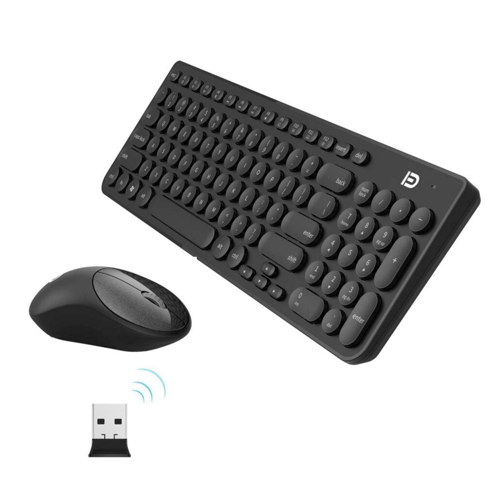 Keyboard Mouse Set Wireless PINKCAT 2.4G Keyboard Mouse Set USB