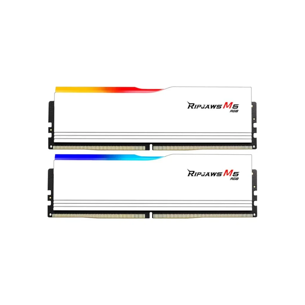 G.SKILL Ripjaws M5 RGB DDR5 32GB (2x16GB) 6000MHz CL36,XMP & EXPO - White