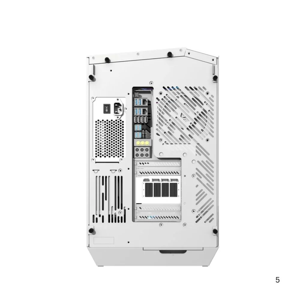 ⁦DarkFlash DY470 Mid Tower Case - White⁩ - الصورة ⁦4⁩
