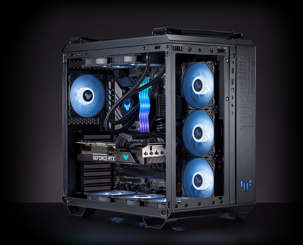 ⁦ASUS TUF Gaming GT502 + FAN ASUS TUF Gaming TF120⁩ - الصورة ⁦3⁩