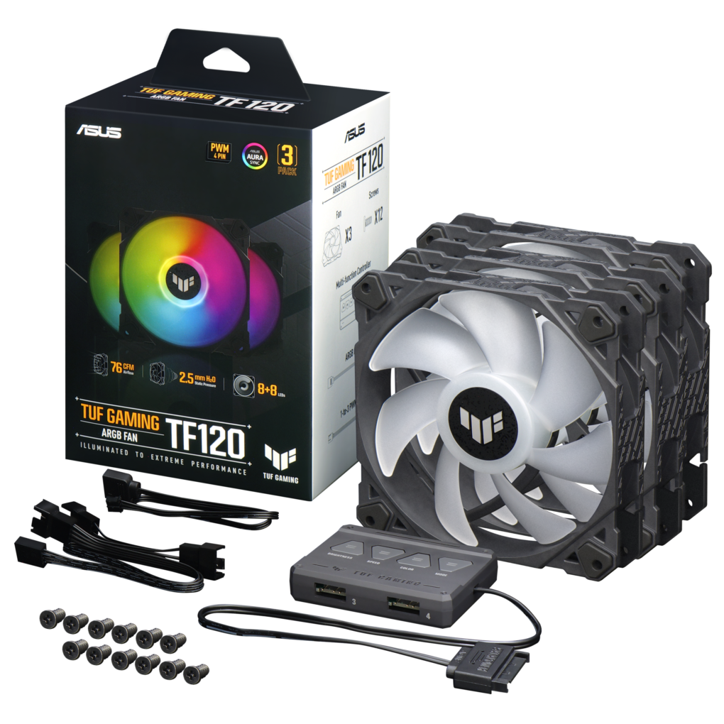 ⁦ASUS TUF Gaming GT502 + FAN ASUS TUF Gaming TF120⁩ - الصورة ⁦2⁩
