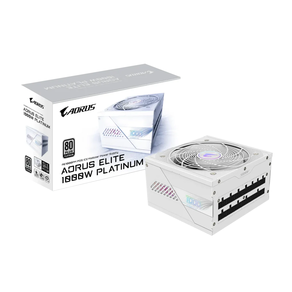 AORUS ELITE P1000W 80+ Platinum Modular PCIe 5.0 ICE (rev. 1.0) - Image 4