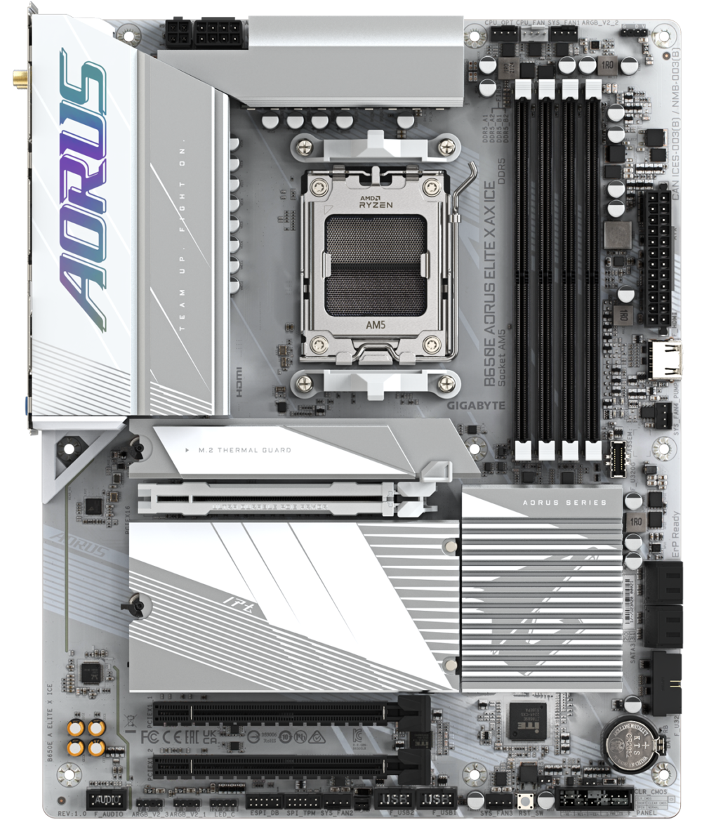 ⁦GIGABYTE B650 AORUS Elite AX ICE⁩ - الصورة ⁦3⁩