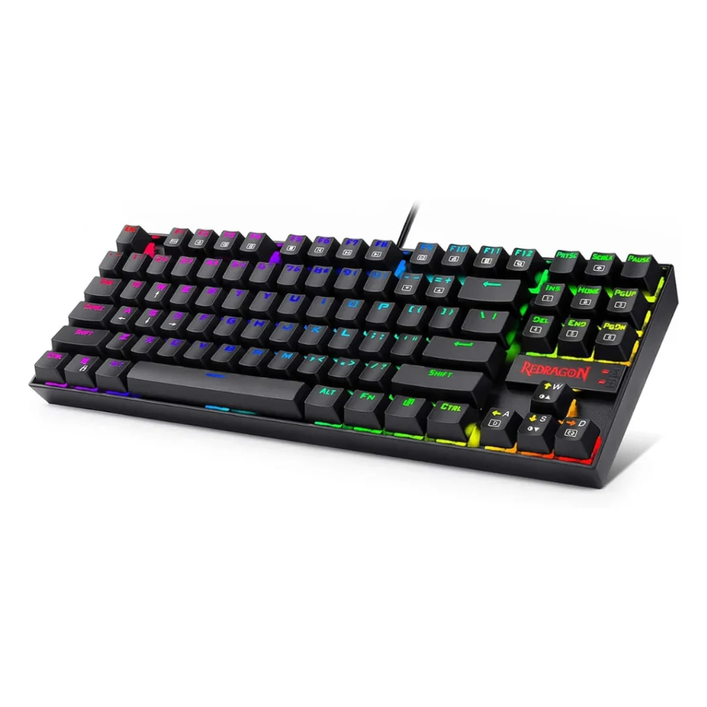 Redragon K552 Kumara RGB 80% Mechanical, Wired TKL, Red Switches, Gaming Keyboard Add Your Review