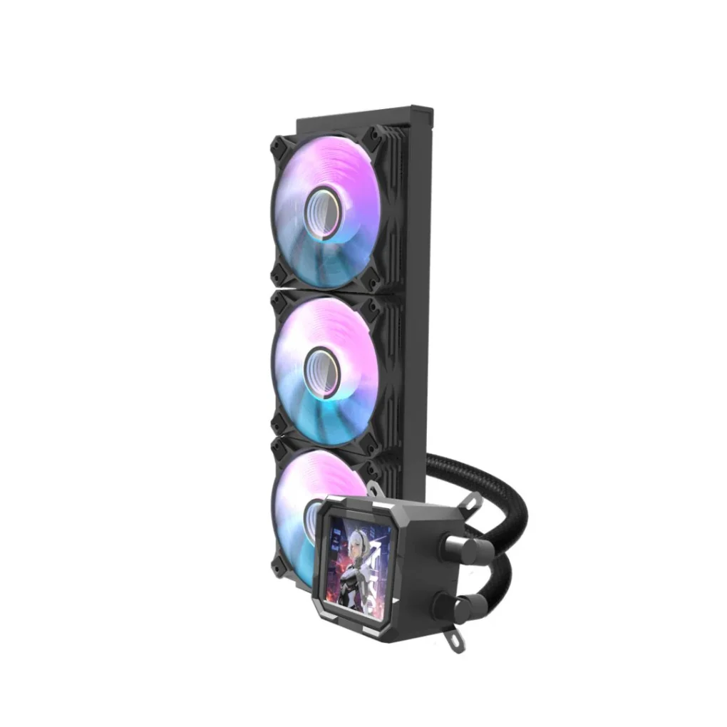 ⁦DarkFlash DV360S ARGB Liquid CPU Cooler - White + Black⁩ - الصورة ⁦4⁩