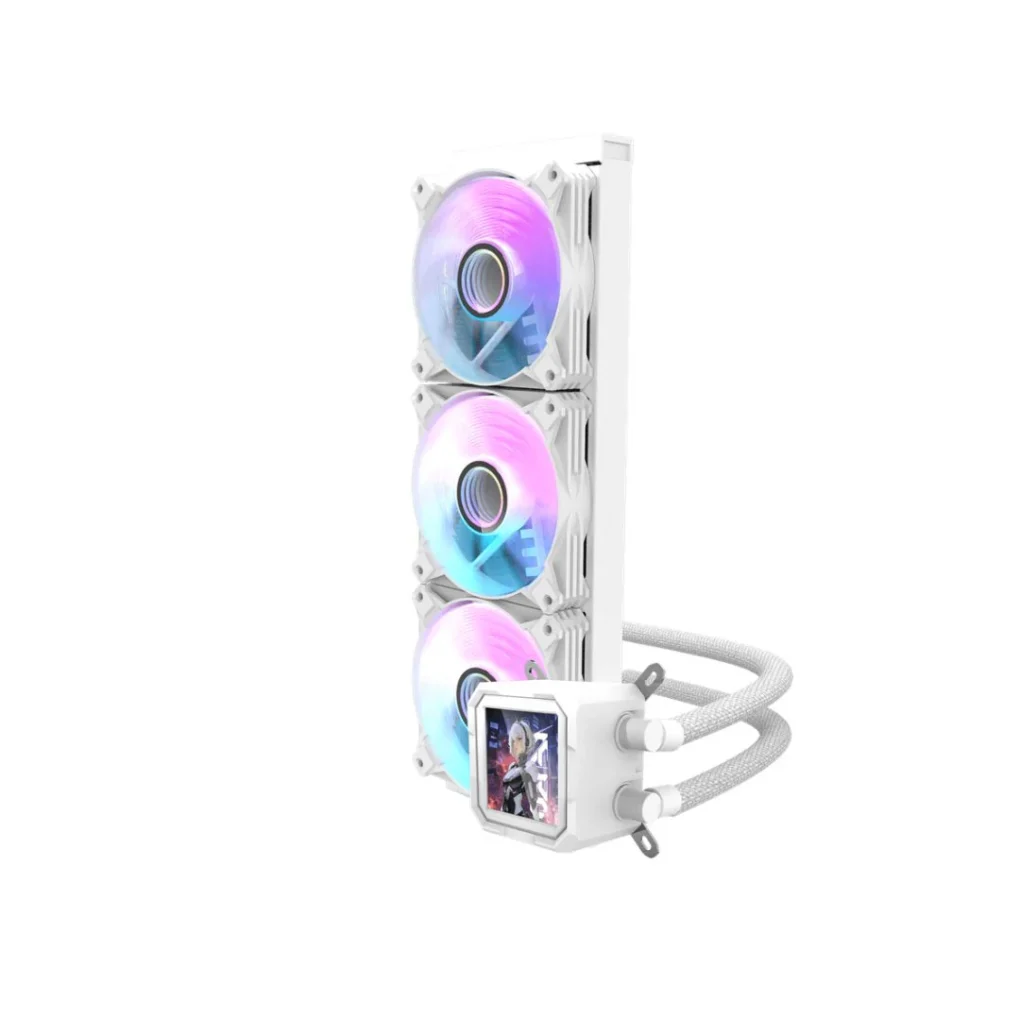 ⁦DarkFlash DV360S ARGB Liquid CPU Cooler - White + Black⁩ - الصورة ⁦6⁩