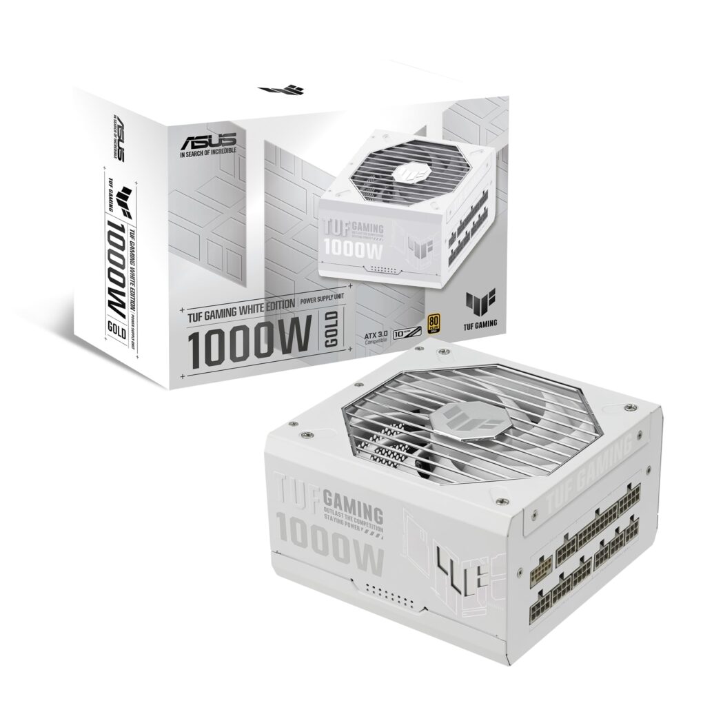 The TUF Gaming 1000W Gold White Edition