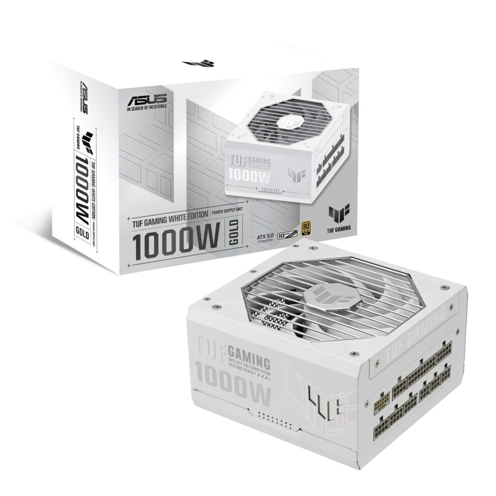 The TUF Gaming 1000W Gold White Edition