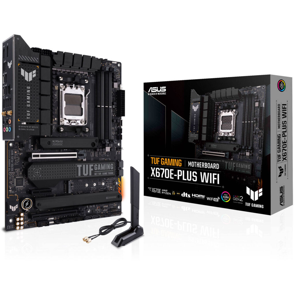 ⁦TUF Gaming GT502 PLUS + ASUS TUF GAMING X670E-PLUS WIFI 6E + ASUS TUF Gaming 850W Gold⁩ - الصورة ⁦4⁩