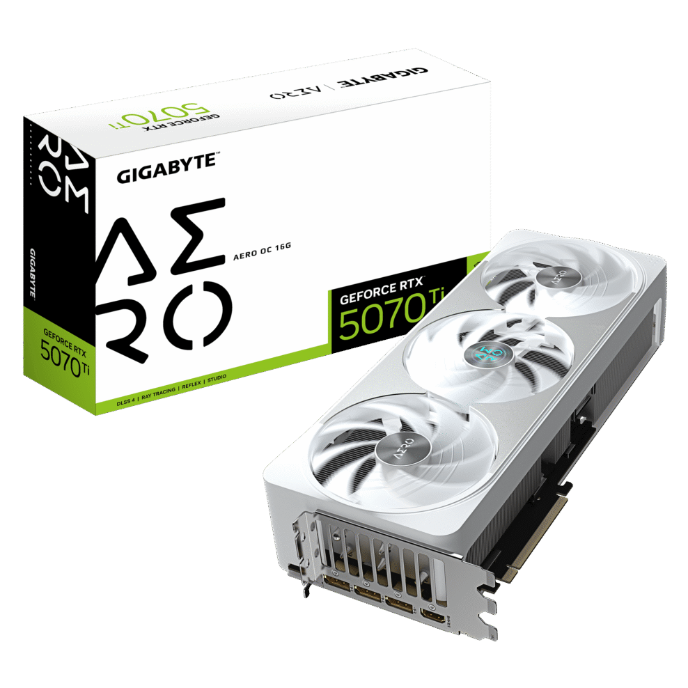GIGABYTE GeForce RTX 5070 Ti AERO OC 16G Graphics Card