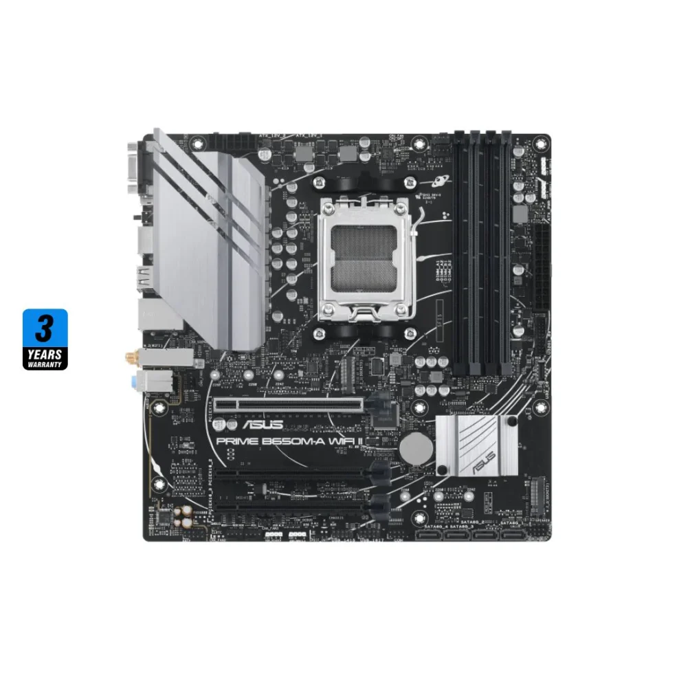 Alternative view of ASUS PRIME B650M-A WIFI II AMD