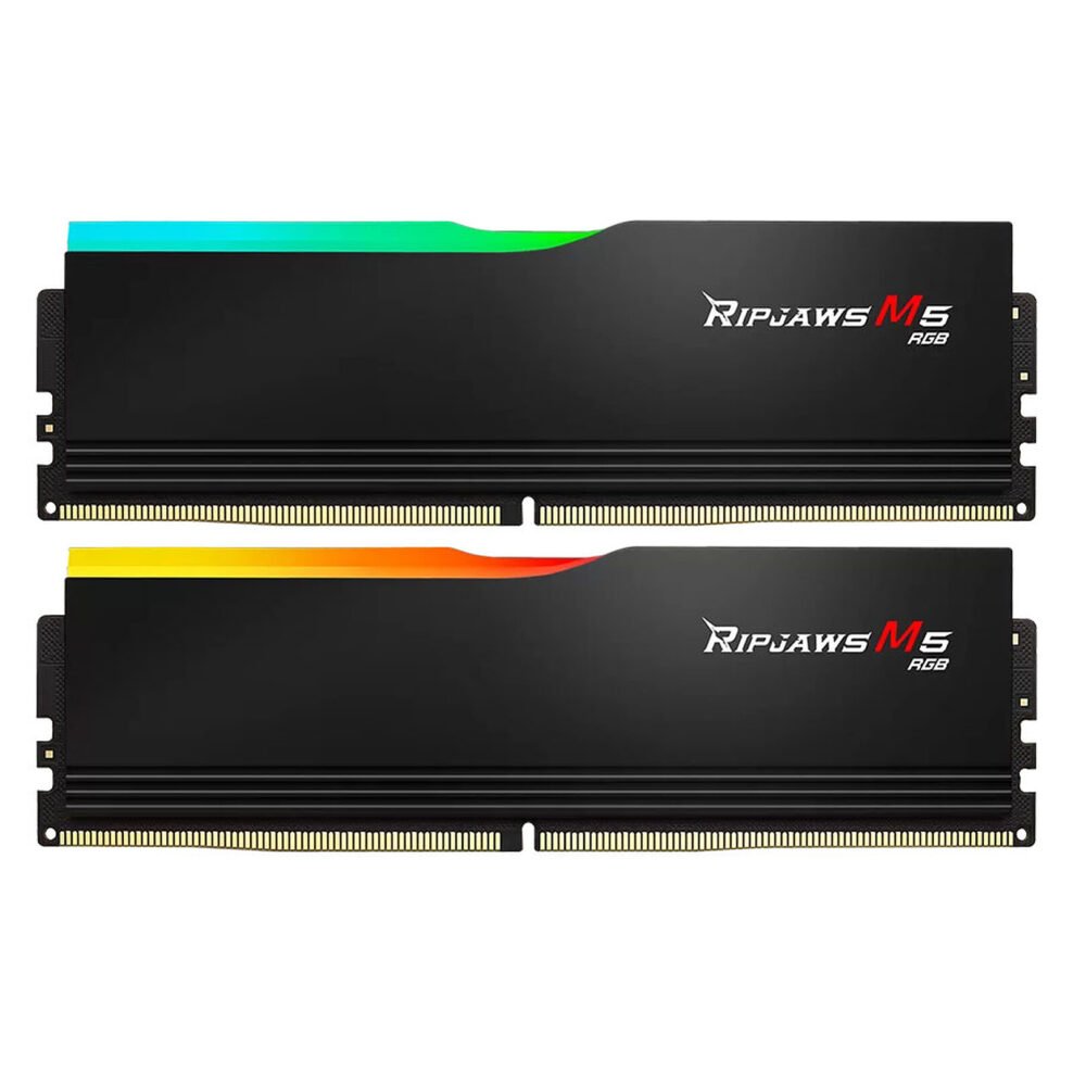 Alternative view of G.Skill Ripjaws M5 RGB 32 GB (2 x 16 GB) DDR5 6000 MHz CL28 - Black