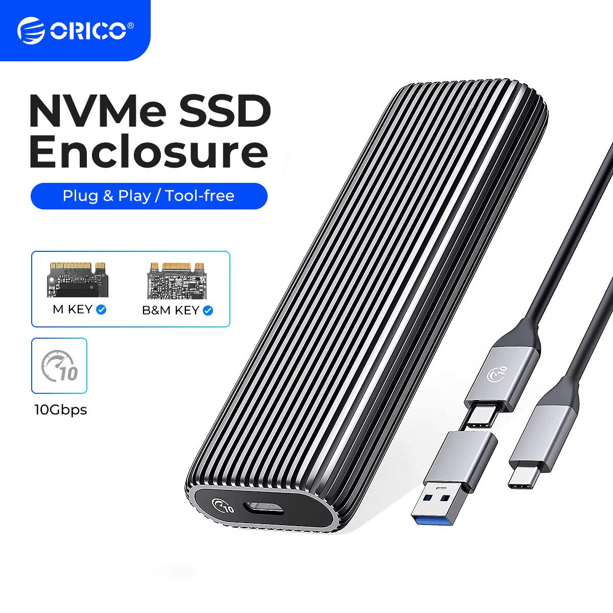 ORICO M.2 NVMe SSD Enclosure