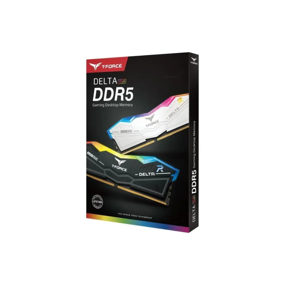 T-Force Delta RGB DDR5 32GB (2×16GB) 6400MHz