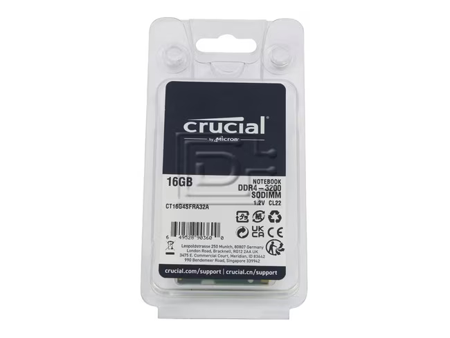 Crucial 16GB DDR4-3200 SODIMM