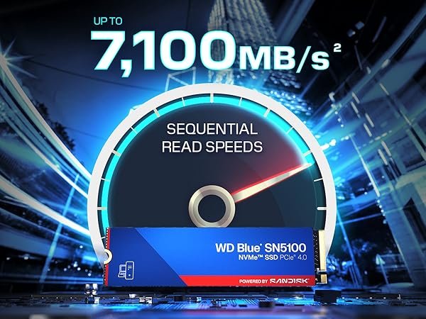 Alternative view of WD Blue SN5100 NVMe – 1TB