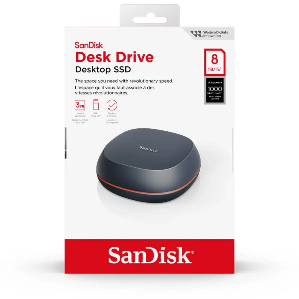 SanDisk Desk Drive – SSD (8TB)