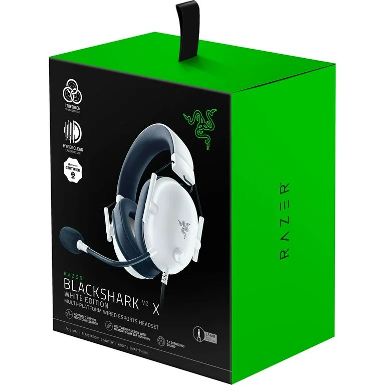 Razer BlackShark V2 X – White AND Black Edition