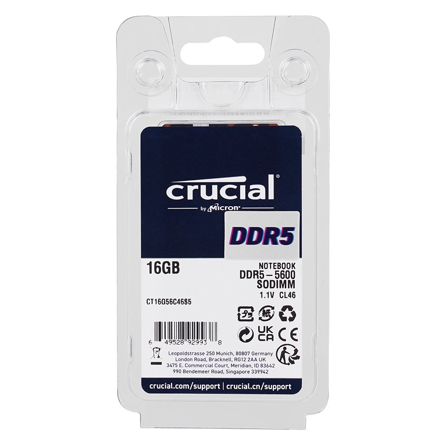 Crucial DDR5 16GB – Notebook RAM