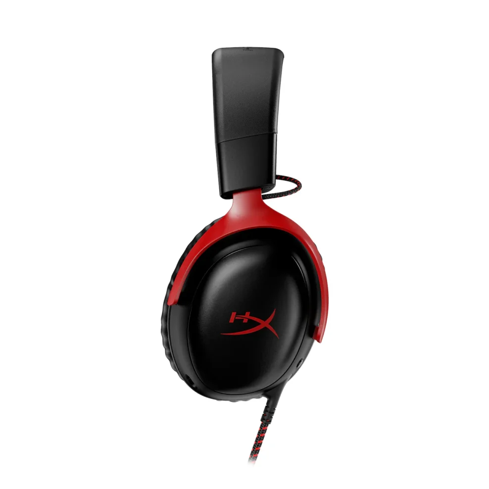 Alternative view of HyperX Cloud III Red