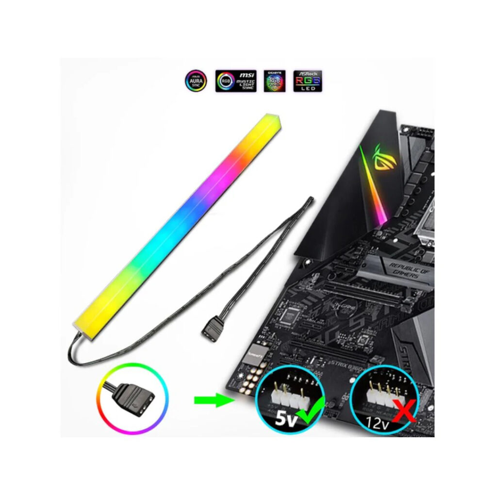 5v Addressable Rgb COOLMOON AR30 5V Addressable RGB LED Strip - smart1ech.com