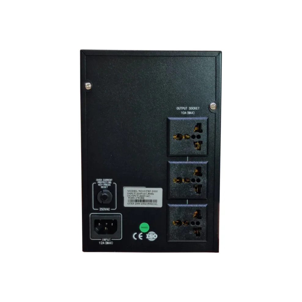 Alternative view of UPS Gaming GeTX GTXF-2000 (2000VA, 2KV) Line interactive, 12V-12A *2 Battery, Red Box