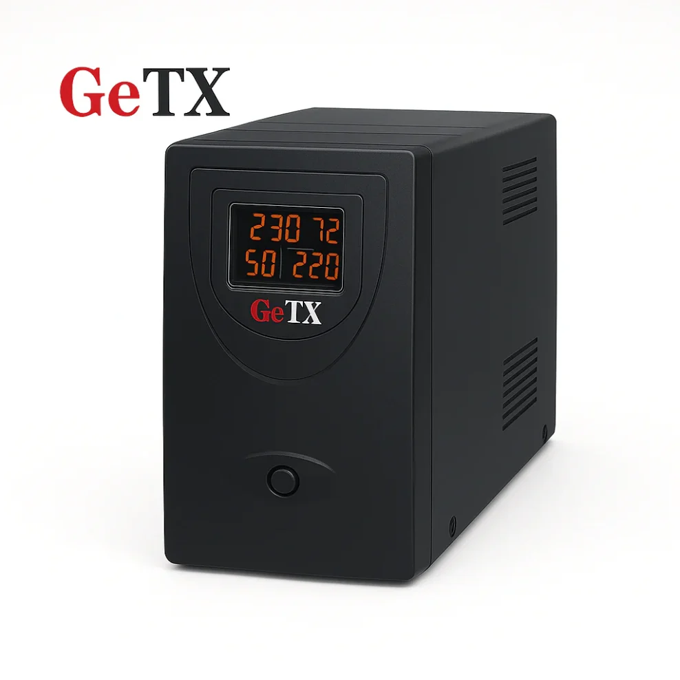 UPS GeTX GXK-2000-C (2000VA, 2KV) Line interactive , 12V9Ax2 Battery - Yellow Box Model: GX-2000-C