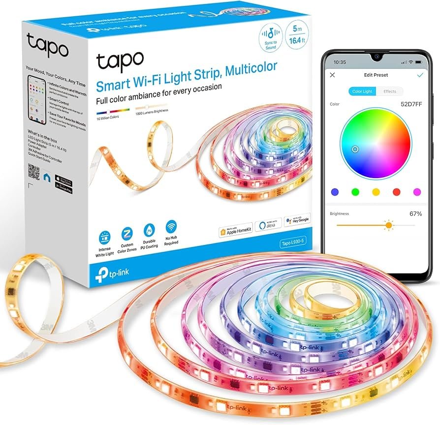 Alternative view of TP-Link Tapo Smart Wi‑Fi Light Strip Multicolor